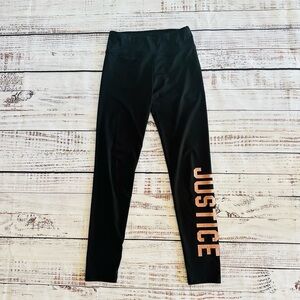 Justice black leggings! Size 12